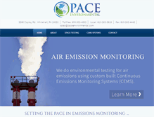 Tablet Screenshot of paceenvironmental.com